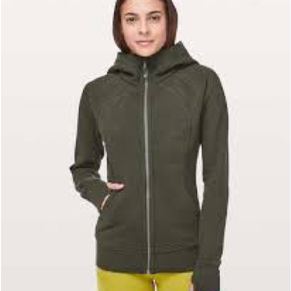 lululemon athletica Tops - 💚🤎Scuba hoodie Classic fit sz 12